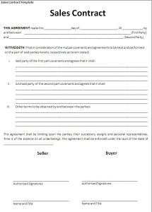 Sales-Contract-Template
